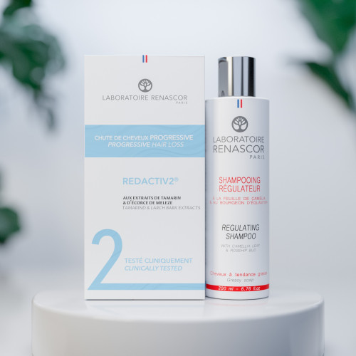 DUO Équilibre Régulateur – Chute & cuir chevelu à rééquilibrer